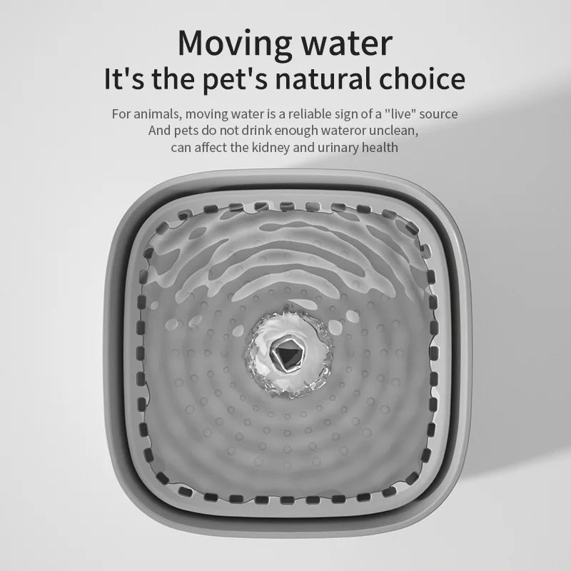 3L Automatic Cat Water Fountain with Filtration System and Quiet Operation - USB Electric Water Dispenser for Cats