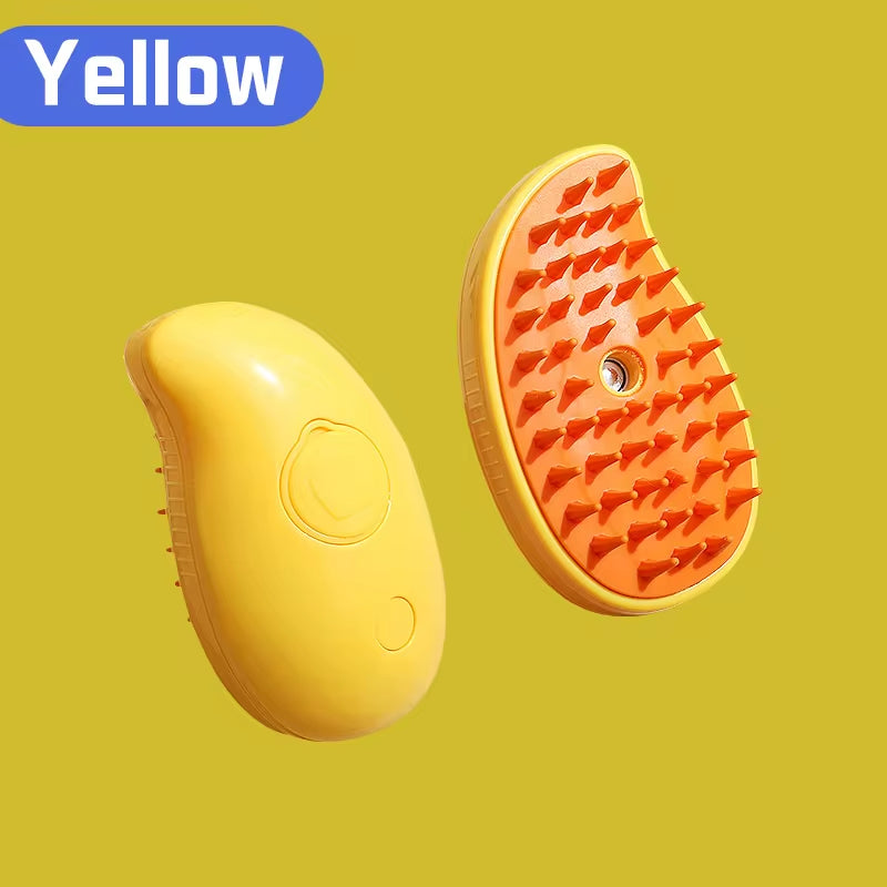 Pet Steam Brush – 3-in-1 Hair Remover & Massager for Cats & Dogs
