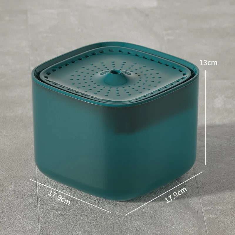3L Automatic Cat Water Fountain with Filtration System and Quiet Operation - USB Electric Water Dispenser for Cats