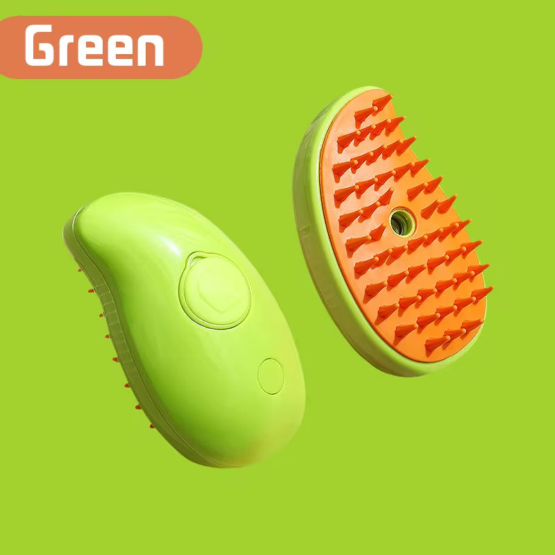 Pet Steam Brush – 3-in-1 Hair Remover & Massager for Cats & Dogs